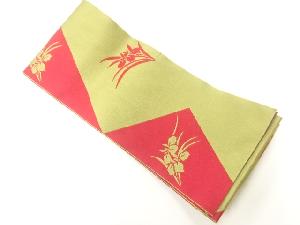 菖蒲模様織出し浴衣帯